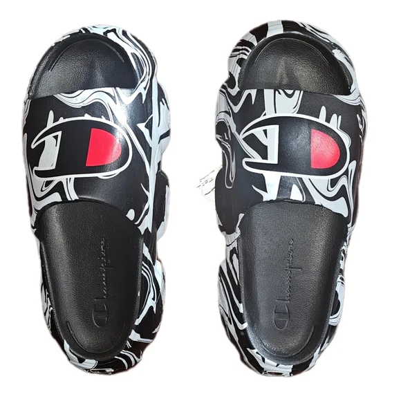 Champion Meloso Squish red, white, and black Mens Size 7 - Picture 2 of 5